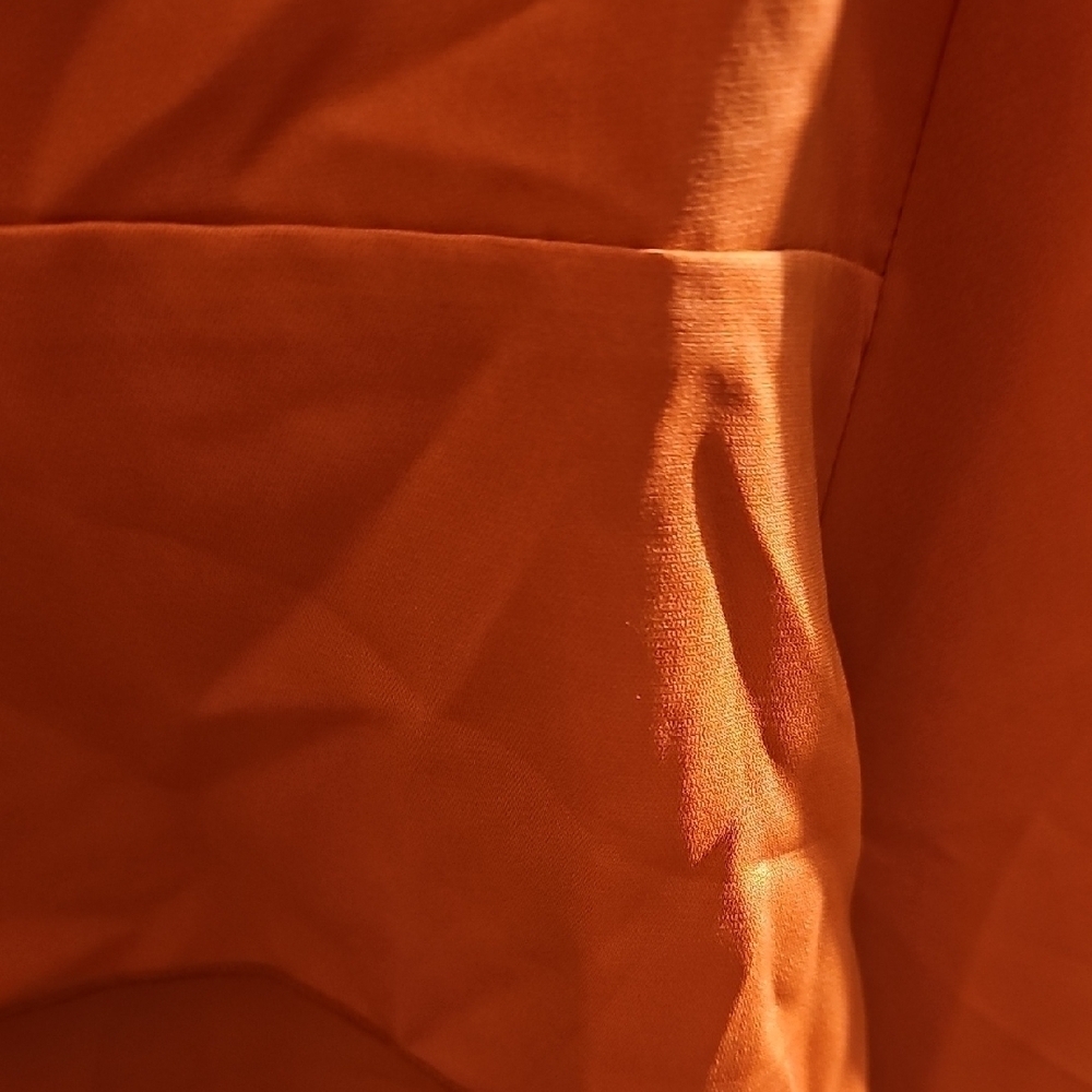Shein Women's Orange Blouse Size XXL NWT (BAG) - Picture 3 of 5